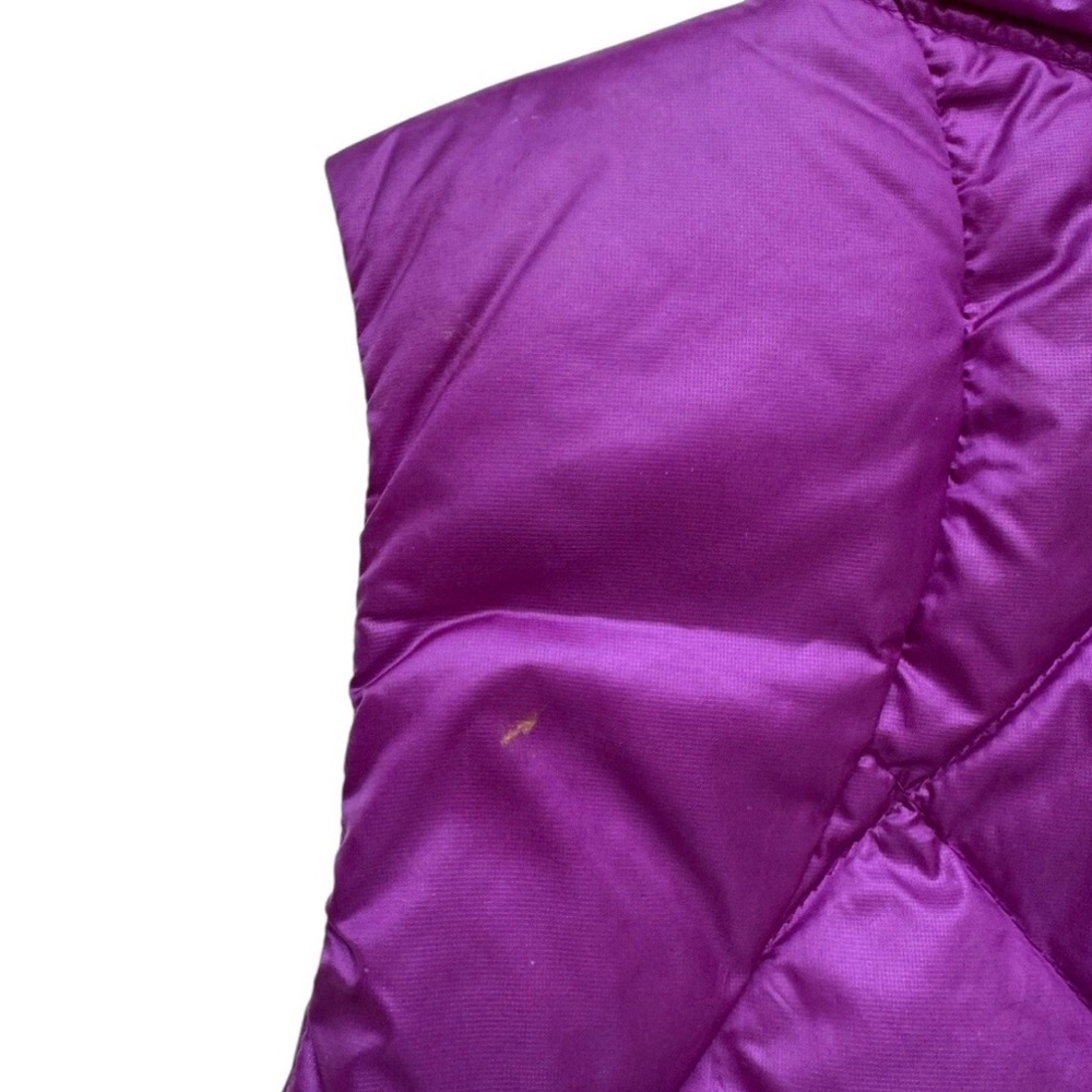 Lululemon Athletica Down For a Run Sz 8 Purple Quilted Full Zip Vest - Picture 8 of 11